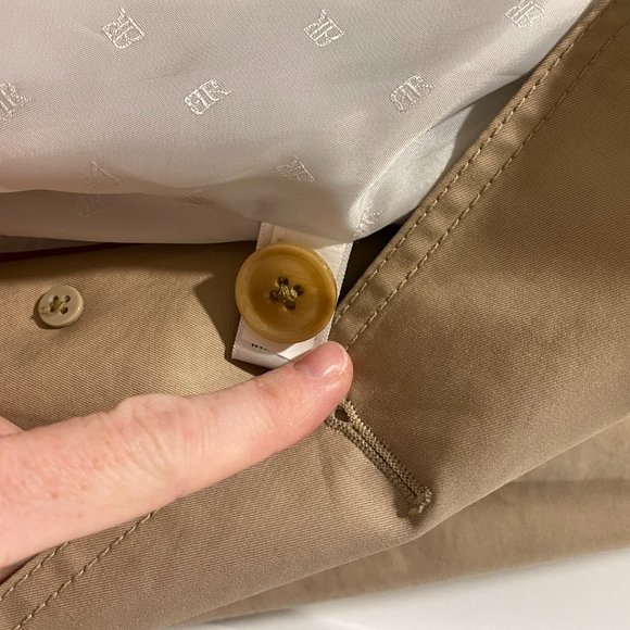 Petite Water-Resistant Classic Trench Coat - Picture 5 of 12